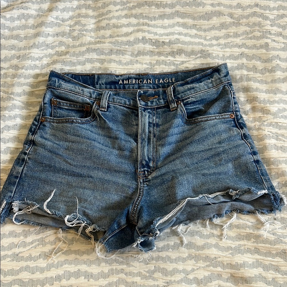 American Eagle Outfitters Women's Blue Denim Shorts